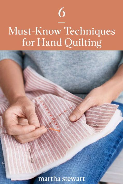 Quilting Hand Stitches, Quilt Hand Stitching Patterns, Traditional Hand Quilting, How To Big Stitch Hand Quilt, How To Make A Quilt For Beginners By Hand, Hand Embroidery Quilts, Hand Stitching A Quilt, Long Stitch Hand Quilting, Hand Quilt Designs