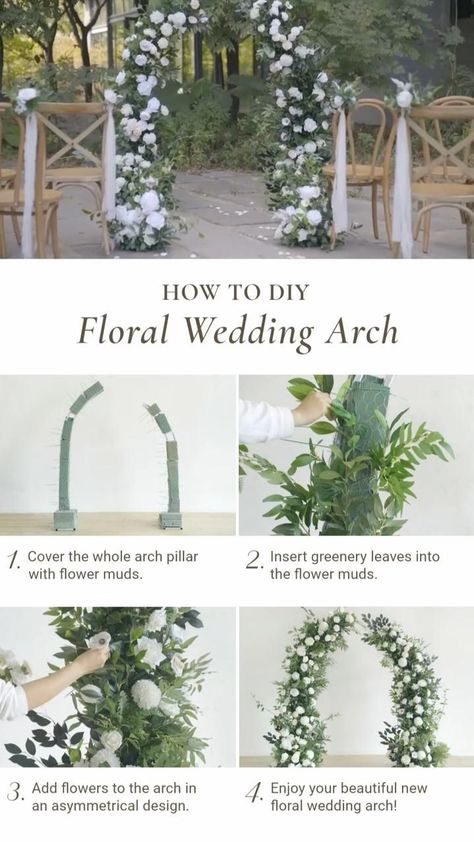 Lings Moment, Diy Floral Wedding, Floral Arch Wedding, Green Diy, Box Sets, Flower Arrangements Diy, Future Wedding Plans, Outdoor Wedding Decorations, Chicken Wire