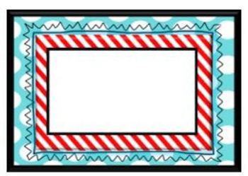 Dr Seuss Borders And Frames, Classroom Name Tags, Cat In The Hat Party, Dr Seuss Classroom, Name Tag For School, Printable Border, Seuss Classroom, Organized Classroom, Party Cat