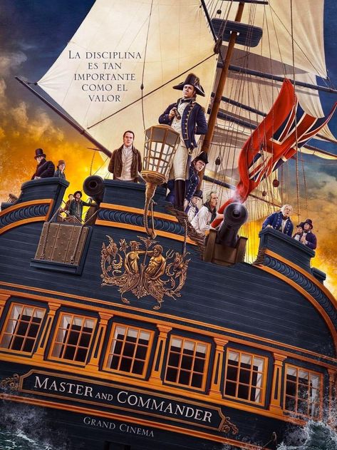 Jack Aubrey, Pirate Ship Art, Patrick O'brian, Peter Weir, Master And Commander, Captain Jack Harkness, Ship Of The Line, Historical Movies, English Major