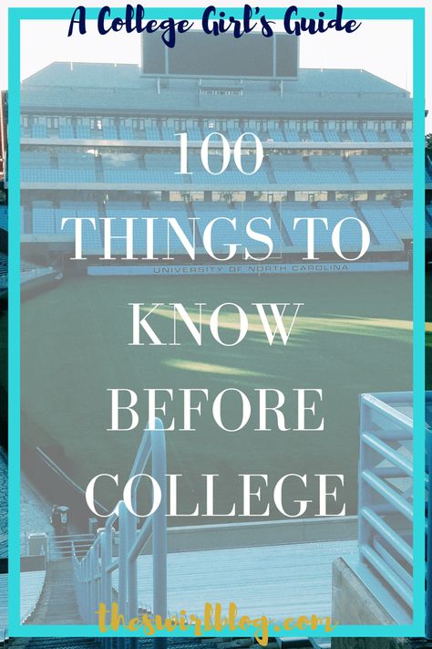 Here's your starter guide with 100 things to know before college starts in the fall! It's gonna be the time of your life; but just keep these things in mind Before College, Freshman Tips, College Preparation, College Freshman, College Scholarships, College Ideas, College Survival, College Advice, College Planning