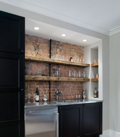 Find Out More On Awesome Mancave Renovation Ideas Do It Yourself #mancavebarbesria #mancavebarideas #mancaveroom Backsplash With Dark Cabinets, Basement Kitchenette, Basement Bar Designs, Basement Kitchen, Rustic Bar, Small Basements, Basement Makeover, Basement Bar, Basement Renovations