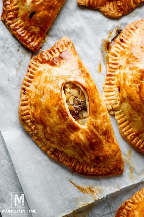 Cornish Pasty Recipe Cornish Pasty Recipe, Cornish Pastry, Pasty Recipe, Hot Beef Sandwiches, Onion Potatoes, Savoury Tarts, Cornish Pasty, Beef Sandwich Recipes, Pasties Recipes