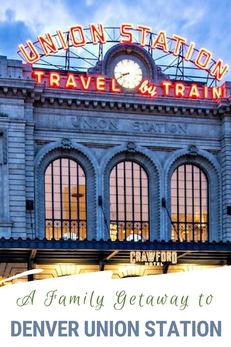 Living on the Western Slope of Colorado, Denver is a favorite weekend getaway and the Crawford Hotel at Denver Union Station was the perfect resort. Find out why! #Denver #Colorado #UnionStation #FamilyTravel Denver Hiking, Denver Christmas, Denver Union Station, Colorado Resorts, Union Station Denver, Weekend Family Getaways, Denver Hotels, Rocky Mountains Colorado, California Zephyr