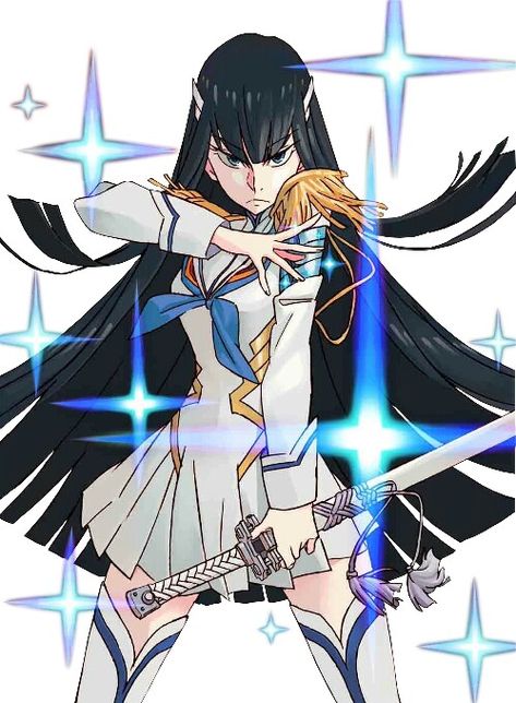 Satsuki Kiryuin From Kill La Kill Kill La Kill Cosplay, Kill A Kill, Kill La Kill Art, Satsuki Kiryuin, Kurosaki Ichigo, Kill La Kill, 5 Anime, Anime Tattoos, Anime Shows