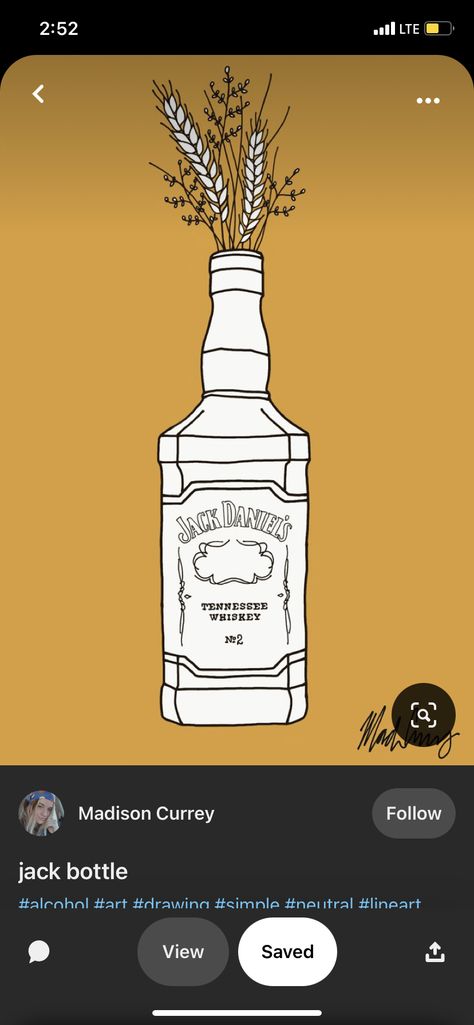 Jack Daniels Bottle Tattoo, Jack Daniel Tattoo, Tennessee Whiskey Tattoo, Bottle With Flowers Tattoo, Whiskey Tattoo Ideas, Whiskey Bottle Tattoo, Jack Daniels Tattoo, Whiskey Tattoo, Punchy Tattoos