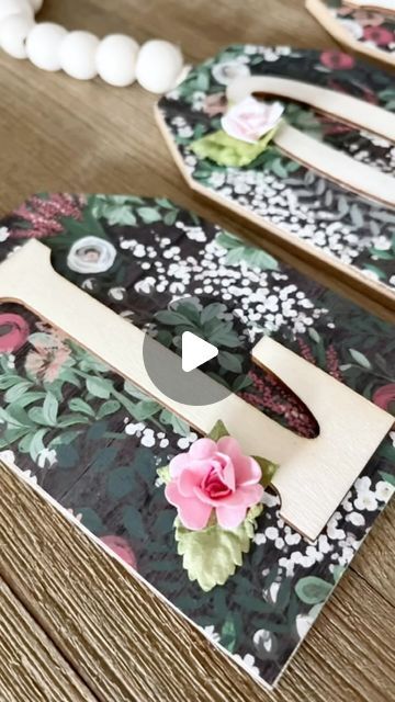 6 likes, 1 comments - cathiefilian on January 30, 2024: "Dollar Tree Wood Tag Makeover with paper and Mod Podge! This is an easy decoupage project! Great ..." How To Decoupage With Paper On Wood, Modge Podge Crafts, Mod Podge Pictures, Mod Podge Crafts, Wood Tags, Modge Podge, Dollar Tree Crafts, Wooden Tray, Picture On Wood