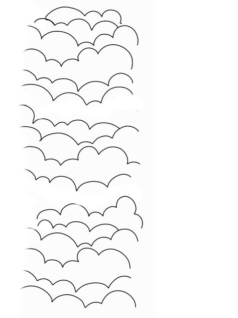 Cloud Tattoo Design Drawings, Clouds Tattoo For Men, Cloud Tattoo Stencil, Clouds Tattoo Stencil, Clouds Outline, Tattoos Stencils Outline, Clouds And Stars Tattoo, Bean Tattoo, Ak47 Tattoo