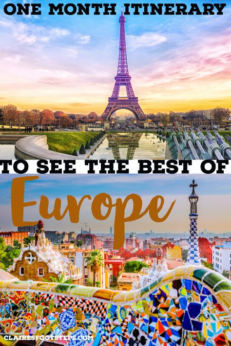 Your Perfect 1 Month Europe Travel Itinerary | Claire's Footsteps #westerneurope #easterneurope #spain #germany #switzerland #lithuania #latvia #poland #france #EUROPE Backpacking Europe Itinerary, Europe Travel Itinerary, Month In Europe, Europe Itinerary, Travel Humor Quotes, Itinerary Ideas, Europe Trip Itinerary, Europe Itineraries, Backpacking Europe