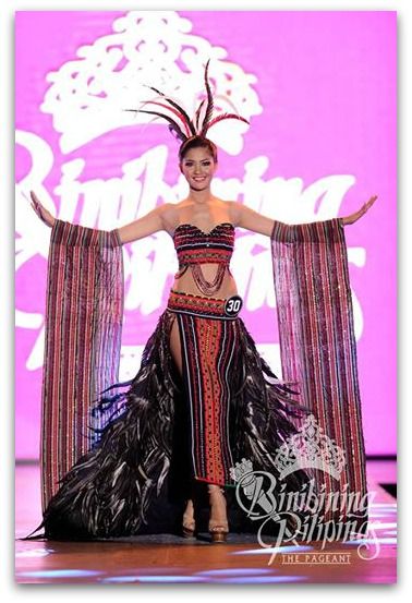 Binibining Pilipinas 2014 Specials: The 10 Best National Costumes! – PADDYLAST INC. Igorot Costume Women, Ifugao Costume, Filipino National Costume, Philippines National Costume, Igorot Costume, Cary Santiago, Philippine National Costume, Modern Filipiniana Gown, Binibining Pilipinas