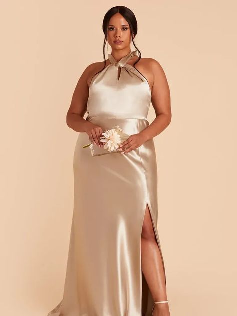 Birdy Grey Monica Satin Dress Champagne Bridesmaid Dress, Taupe Bridesmaid, Taupe Bridesmaid Dresses, Monica Dress, Neutral Bridesmaid Dresses, Satin Gowns, Satin Bridesmaid Dress, Champagne Bridesmaid Dresses, Champagne Bridesmaid