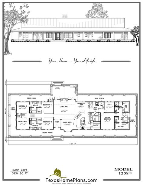 Texas Ranch House Plans, Pod Living, Texas Ranch Homes, Texas House Plans, Diy Heater, Metal Building House Plans, Barn Homes Floor Plans, Barn Plan, Ranch Homes