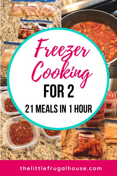 Quick Freezer Meals, Freezer Meals For Two, Meals In Bulk, Cooking For 2, Meals For 2, Chicken Freezer Meals, Freezer Dinners, Freezer Friendly Meals, Freezable Meals