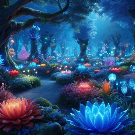 Feywilds Aesthetic, Avatar Garden, Landscape Desktop, Fae Realm, Flower Desktop Wallpaper, Food Garnish, Magical Landscape, Urban Design Graphics, Magic Bottles