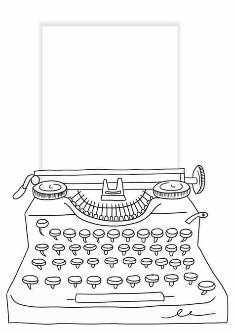 Clip Art Freebies, Sketch Note, Vintage Clipart, Favorite Wallpaper, Digi Stamp, Digi Stamps, Free Clip Art, Digital Stamps, Typewriter