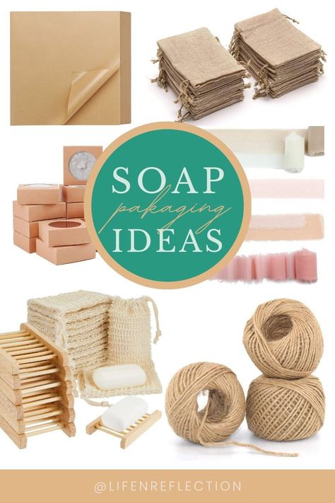 Are you a soap maker, or are you making handmade soaps for gifting? Check out these soap packaging ideas for a beautiful experience. (affiliate) Learn how I use each @lifenreflection Soap Packaging Ideas, Soap Packaging Diy, Handmade Soap Packaging, Handmade Soap Recipes, Soap Packing, Soap Making Recipes, Soap Supplies, Soap Ideas, Soap Maker