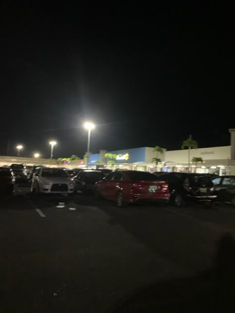 Walmart Parking Lot Aesthetic, Walmart Parking Lot Night, Walmart At Night, Walmart Aesthetic Pictures, Walmart Background, Aesthetic Parking Lot, Dark Parking Lot, Parking Lot At Night, Walmart Aesthetic