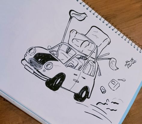 Mr Bean Car, Mr Bean, Car Sketch, Art Stuff, Remember This, Ink Art, Rush, Sketch, Drive