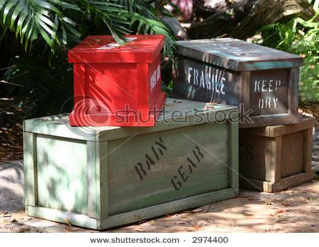 safari crates Jungle Cruise Disneyland, Wooden Props, Car Roof Box, Savanna Animals, African Savanna, Tiki Bar Decor, Roof Box, Train Tour, Vbs Ideas