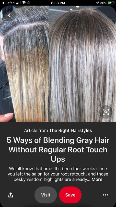 Ash Blonde Hair Balayage, Grey Blonde Hair, Grey Hair Coverage, Mushroom Hair, Grey Hair Transformation, Color Rubio, New Hair Do, Grey Hair Inspiration, Silver Hair Color