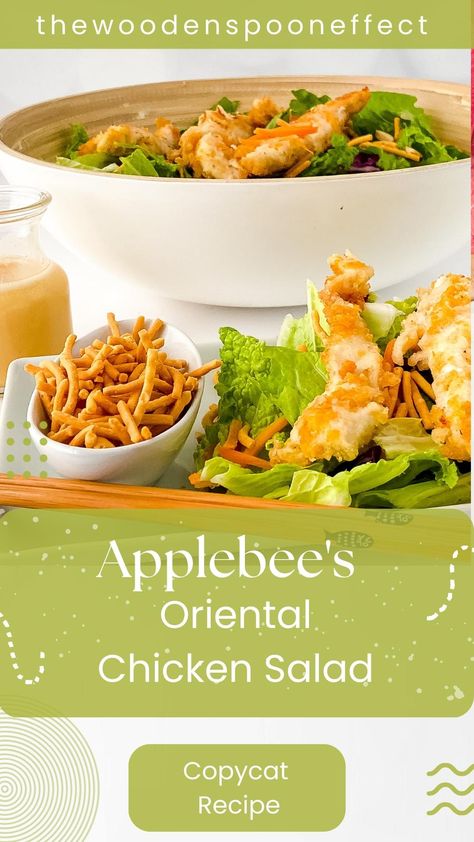 Create a copycat version Applebee's Oriental Chicken Salad salad with this easy-to-follow recipe! Our version is just as tasty and flavorful, plus you get the added bonus of customizing it to your own taste. Crispy Chow Mein, Applebees Orientalist Chicken Salad, Crispy Chow Mein Noodles, Applebees Recipes, Juicy Grilled Chicken, Salad Salad, Wood Salad Bowls, Chow Mein Noodles, Winter Cooking