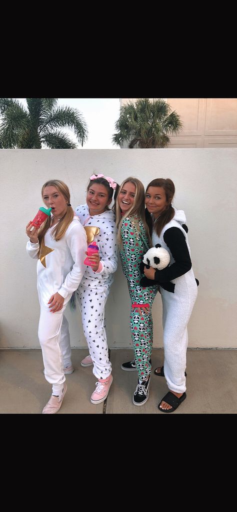 Freshman Babies Spirit Week, Baby Day Spirit Week, Generation Day Spirit Week, Spirit Weeks, Spirit Week Themes, Sorority Work Week, Toddler Dress Up, Onesies Pajamas, Spirit Week Outfits