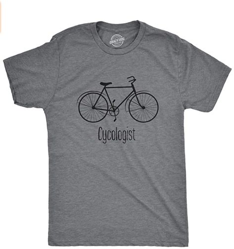 Funny cycling t-shirt, perfect to biking lovers. Great gift! Funny Psychology, Psychology Humor, Sarcastic Shirts Funny, Funny Shirts For Men, Funny Dad Shirts, Sarcastic Shirts, Crazy Dog, Funny Graphics, Sarcastic Humor