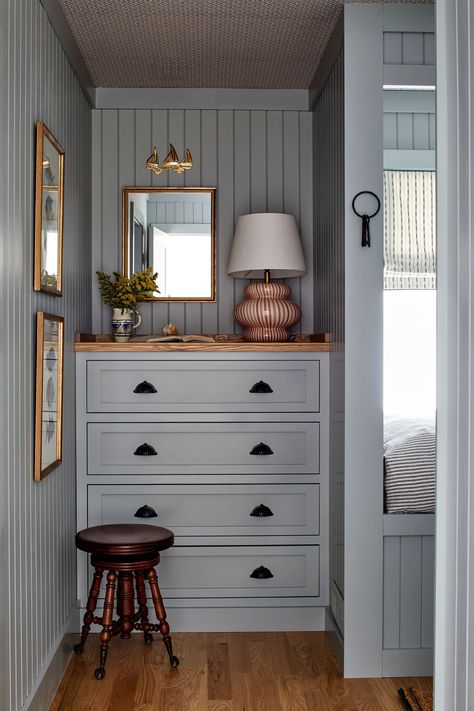 chest of drawers Beach House Mudroom, Carolina Beach House, North Carolina Beach House, Interior Design Vignette, Nags Head North Carolina, Nags Head, House Bedrooms, Bedroom Wall Colors, North Carolina Homes