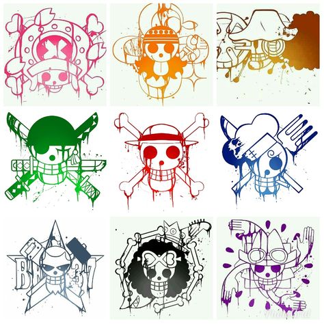 Zoro Skull Logo, Strawhat Crew Tattoo, Name From One Piece, One Piece Skull Tattoo, One Piece Skull Logo, One Piece Skull, Picrew Oc, R6 Wallpaper, Unique Tattoos For Men