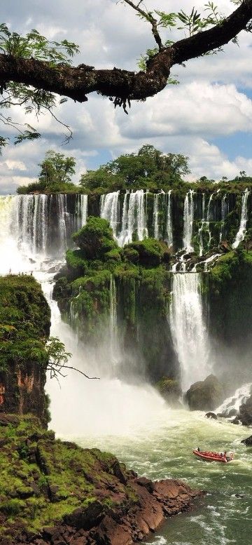 imagenes de cataratas de iguazu para imprimir Iguazu Falls, Argentina Travel, South America Travel, Beautiful Waterfalls, Natural Scenery, Calabria, Green Trees, Nature Travel, Most Beautiful Places