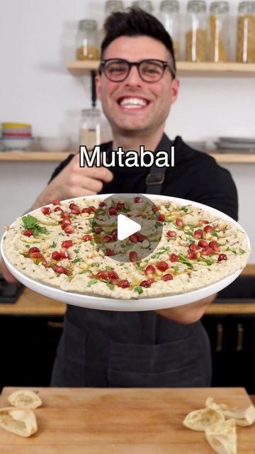 Nico Pallotta on Instagram: "Mutabal (eggplant yogurt dip) ⭐️ GET RECIPE: https://theplantbasedschool.com/mutabal-eggplant-yogurt-dip/ Mutabal - sometimes spelled moutabal - is a tasty middle eastern dip with a beautiful smoky flavor. The recipe is easy to make, with a few easy-to-find ingredients mixed in a blender until creamy. The secret to making the best mutabal is how you cook the eggplant. For the most incredible smoky flavor, you've got to char the eggplant skin until it turns black and falls off the eggplant. ⭐️ INGREDIENTS: 3 medium eggplants about 3 pounds or 1.3 kilograms 1 clove garlic 5 tablespoons (75 grams) tahini 4 tablespoons (60 grams) lemon juice 4 tablespoons (60 grams) Greek yogurt sub plain or unsweetened non-dairy yogurt 1 tablespoons (15 grams) extra virgin oli Mutabal Recipe, Eggplant Dip Recipes, Tahini Dip, Eggplant Fries, Eggplant Dip, Yogurt Dip, Middle Eastern Recipes, Extra Virgin, Tahini