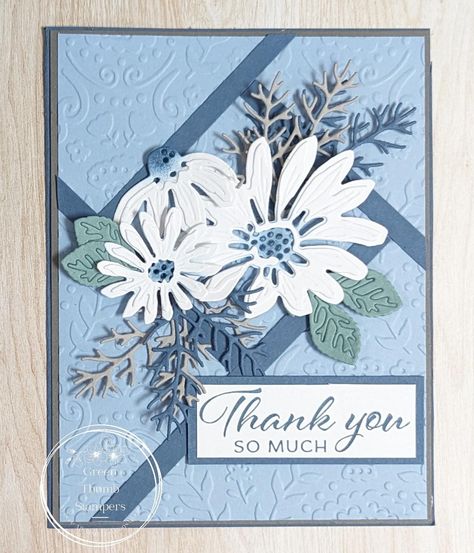 Cheerful Daisy, Shutter Cards, Patchwork Cards, Shutter Card, Cheerful Daisies, Fancy Fold Card Tutorials, Daisy Cards, Hand Made Greeting Cards, Embossed Cards