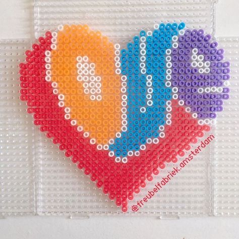 Perler Templates, 70s Party Theme, Pearl Beads Pattern, You My Love, Easy Perler Beads Ideas, 3d Perler Bead, 70s Party, Beads Design, Perler Bead Templates