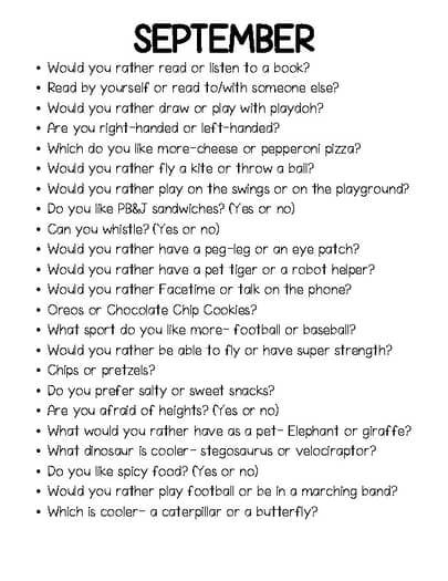 This-Or-That Morning Meeting Questions for the Whole School Year 100 Questions To Ask Your Kids, Morning Meeting Share Questions, Question Of The Day Ideas, Morning Meeting Questions, Restorative Circles, Engagement Questions, Fun Questions, Conversation Skills, Fun Questions To Ask