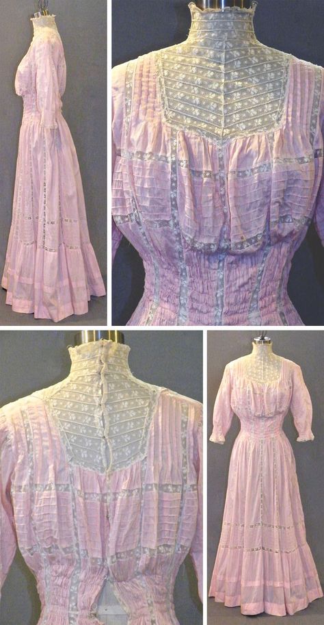 Layered Dresses, Victorian Style Clothing, Edwardian Gowns, 1900s Fashion, Edwardian Dress, 20th Century Fashion, Shirtwaist Dress, Century Clothing, Victorian Clothing