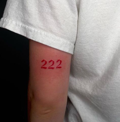 Unique 222 Tattoos, 222 Old English Tattoo, 333 Angel Number Tattoo Ideas Fonts, 222 Angel Number Tattoo Font, 222 Font Tattoo, Red Number Tattoo, 222 Tattoo Fonts, 222 Angel Number Tattoo Ideas, Number 22 Tattoo