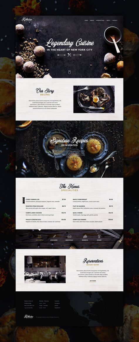 Kobistro Restaurant Website PSD UI Template. Use this UI template kit to easily ... Cafe Website, Restaurant Template, Restaurant Website Design, Food Web Design, Design Sites, Restaurant Web, Restaurant Website, Website Design Layout, Ui Design Inspiration