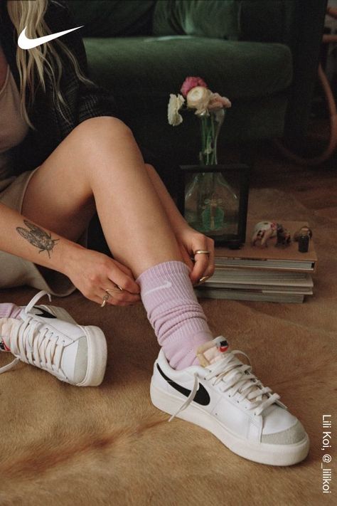 Step up your style with the Blazer Low Platform’s bold, lifted look. Shop it now on Nike.com. Blazer Shoes, Shoes Aesthetic, Womens Blazer, Blazer Low, Women Platform Shoes, Fire Fits, Hype Shoes, Shoe Inspo, Aesthetic Shoes