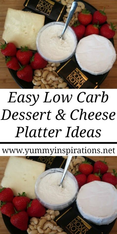 Keto Cheese Platter Ideas - How To Make A Low Carb Dessert Board Carb Friendly Desserts, Cheese Platter Ideas, Paleo Fruit, Ketosis Diet Recipes, Cheap Desserts, Low Carb Pizza Recipes, Platter Ideas, Dessert Board, Easy Keto Meal Plan