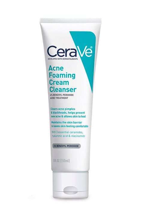 Acne Foaming Cream Cleanser, Cerave Cleanser, Acne Routine, Pimple Cream, Cerave Skincare, Massage Therapy Techniques, Acne Skincare Routine, Acne Cleansers, Acne Cream