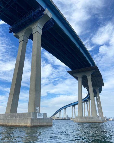 Every turn, every corner in Coronado offers a spectacular shot! Thanks to Sarah Ashbaugh for her photo of the Coronado Bridge. #photooftheday #bridge #coronado #camera #sandiegocalifornia #islandlife #coronadobeach #boating #staycation #discovercoronado #photography Coronado Bridge, Balboa Park San Diego, Coronado Beach, Balboa Park, California Love, California Dreaming, San Diego California, Balboa, Bay Bridge