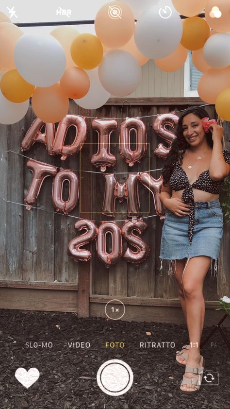 Hello 30 Birthday Themed Parties, 30 Birthday Themes For Women Turning 30, 29 Birthday Theme Party Ideas, 29 Birthday Ideas For Women Theme, Adios To My 30s Party, 39th Birthday Ideas For Women Themes, Adios To My 20s Party, Last Year In My 20's Birthday Ideas, Goodbye 20s 30th Birthday