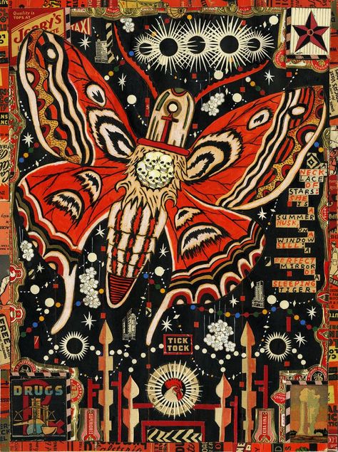 Tony Fitzpatrick (artist) - Alchetron, the free social encyclopedia Mexican Collage, Tony Fitzpatrick, Art Igcse, Outsider Art Painting, Collage Paintings, Catholic High School, Cobra Art, Bug Art, Chicago Artists