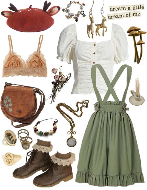 Summer Gardening Outfit, Cottagecore Outfits Female, Cotta Core Outfits, Cottegcore Outfit, Gardener Aesthetic Outfit, Cottage Core Clothes, Cottage Core Outfit, Apple Costume, Cottagecore Outfit