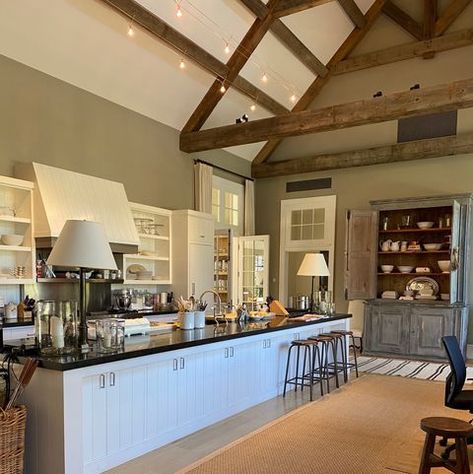 Take a Tour of Ina Garten's Barn, Office, and Kitchen Cookbook Library, Reading Room Design, Specialty Food Store, Barn Kitchen, Inside Decor, Barefoot Contessa, Wildest Dreams, East Hampton, Paint Colors For Home