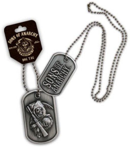 Amazon.com: Sons Of Anarchy ~ Metal Double Sided Dog Tag ~ with 24" Chain: Clothing Sons Of Anarchy Reaper, Biker Dog, Sons Of Anarchy Motorcycles, Diy For Men, Ball Chain Necklace, Sons Of Anarchy, Mens Costumes, Chain Pendant, Dog Tag