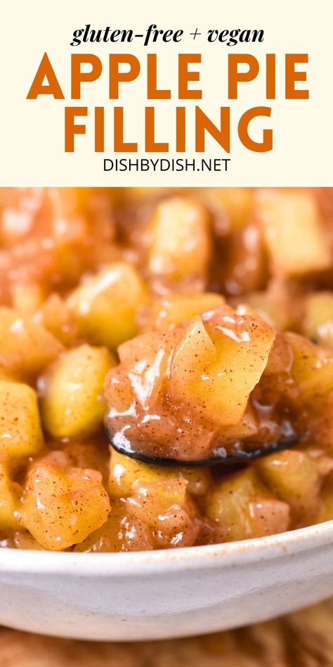 Easy Apple Filling, Granny Smith Apples Recipes, Gluten Free Apple Pie, Apple Pie Filling Recipes, Apple Pie Recipe Easy, Apple Pastry, Homemade Apple Pie Filling, Dessert Treats, Cake Filling Recipes