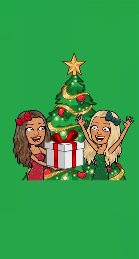 Barbie Bitmoji Outfits, Xmas Bitmoji Outfit, Christmas Matching Bitmojis, Cute Christmas Bitmoji Outfits, Bff Bitmoji, Preppy Bitmojis, Christmas Bitmoji, Christmas Bitmoji Outfits, Bit Moji