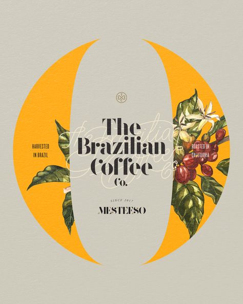 Logo and Visual Identity Brazilian Coffee, 달력 디자인, Poster Layout, Coffee Design, Graphic Design Typography, Graphic Design Posters, Identity Design, Graphic Poster, Editorial Design