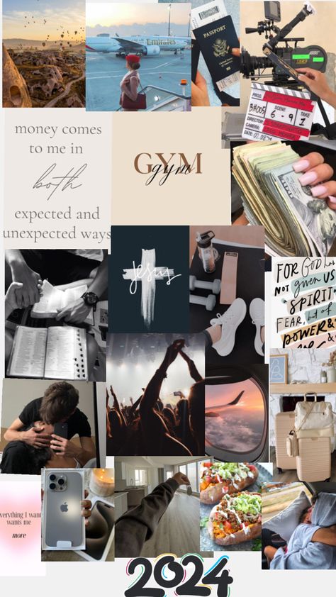 Simple Vision Board, Prayer Vision Board, Board Themes, Vision Board Themes, Board Pictures, Vision Board Pictures, Making A Vision Board, Dream Vision Board, In Jesus Name